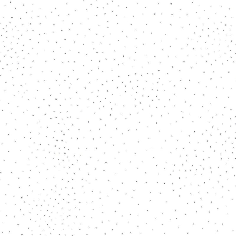 Laurel Burch Basic Dot 2- White/Sllver Dots