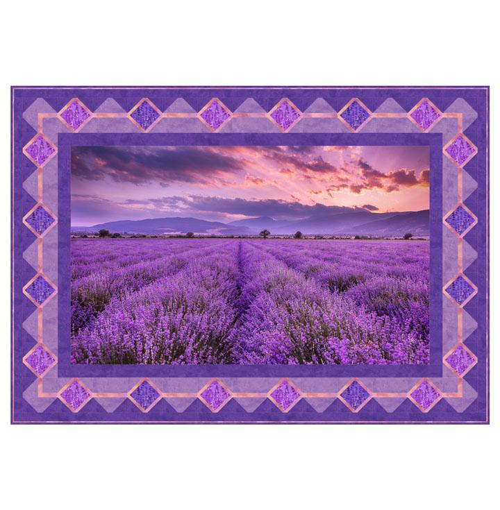 Lavender Fields Lavender Light Pattern