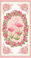 Lets Flamingle Pink Flamingo Panel