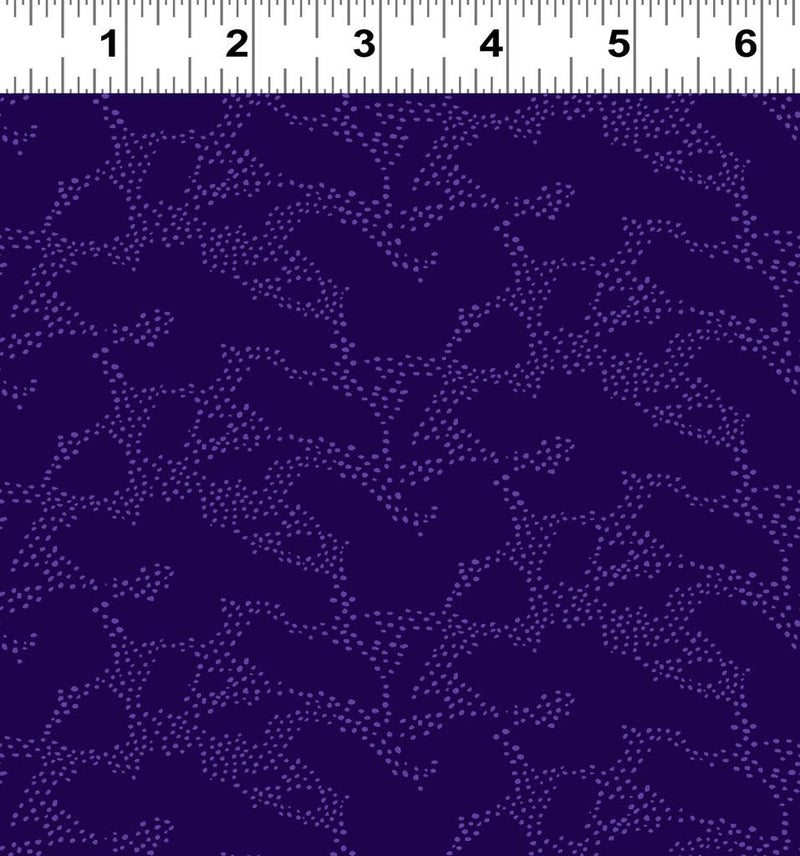 Lilla - Tonal Mini Dots Dark Purple