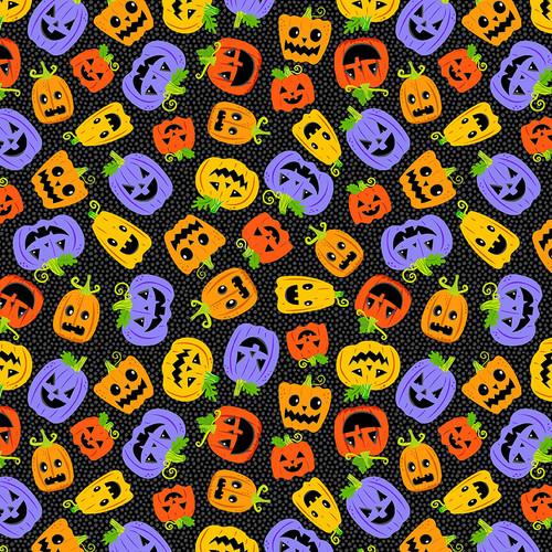 Little Monsters - Halloween Pumpkins - Black