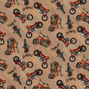 Live To Ride - Motorcycles - Tan