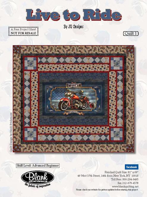 Live To Ride Quilt Kit