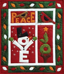 Love Peace Joy Wallhanging Quilt Kit