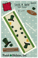 Luck and Gold Table Runner Pattern Kit