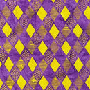 Mardi Gras Diamonds Batik