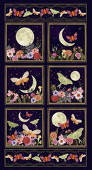 Midnight Rendezvous 24" Block Panel - Dark Purple