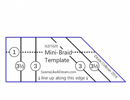 Mini Braid Template Ruler
