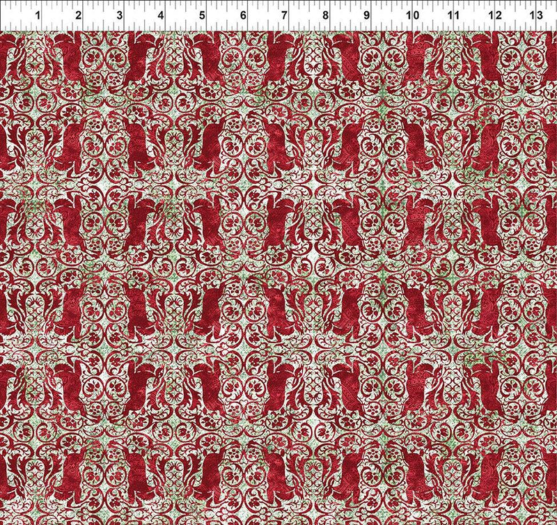 Nature's Winter - Reindeer - Red
