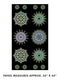 Needle Stara Panel - Blue/Multi
