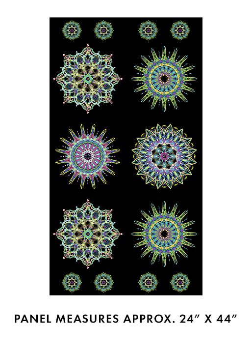Needle Stara Panel - Blue/Multi
