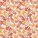 Night Owls - Leaf Allover - Orange