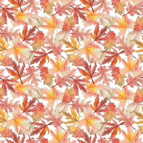 Night Owls - Leaf Allover - Orange
