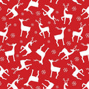 Nordic Cabin Nordic Deer - Red