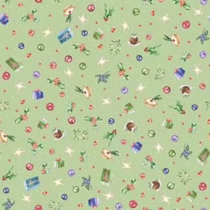 One Snowy Day -  Bits and Bobs - Green