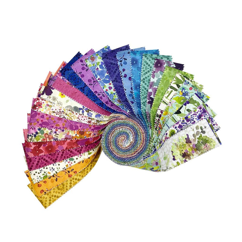 Painted Patchwork - 2 1/2" strips