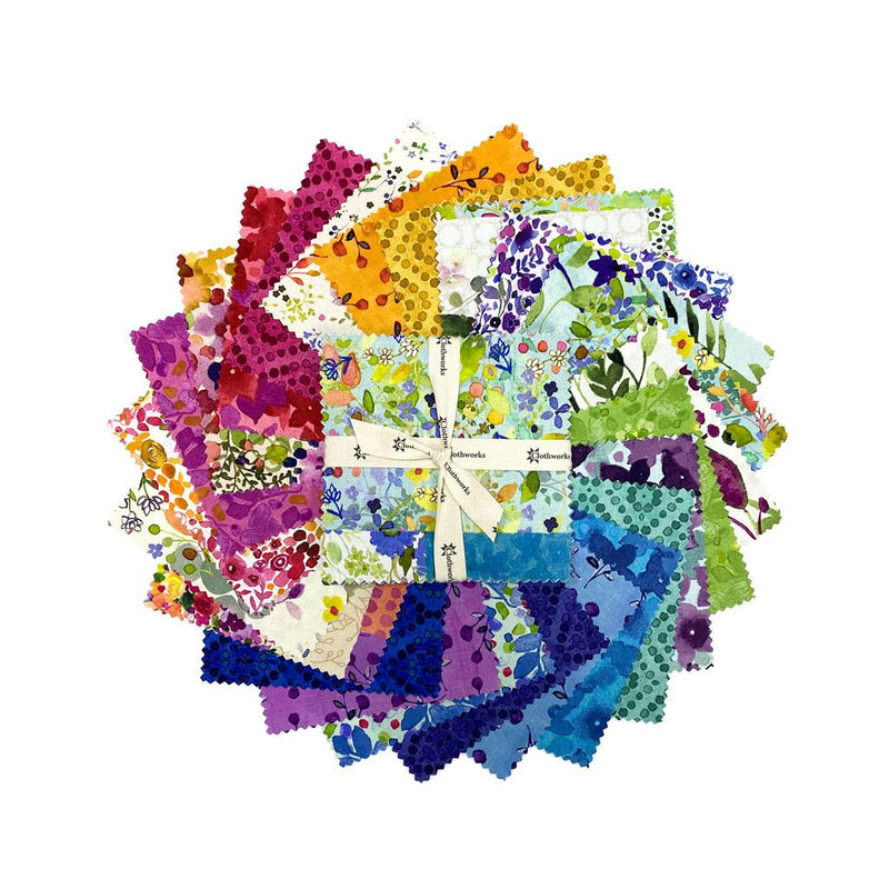 Painted Patchwork - 5" Squares