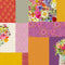 Painted Patchwork - Digital Patchwork Berry