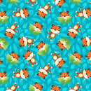 Party Animals Tossed Tigers - Turquoise