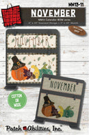 Patch Abilities- MM13-11 Nov  Monthly BOM Calendar Series Pattern & Fabric