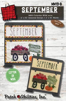 Patch Abilities- MM13-9 Sept Monthly BOM Calendar Series Pattern & Fabric