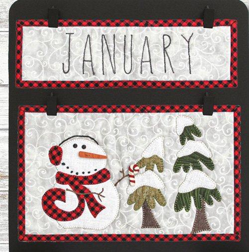 Patch Abilities- MM13-1 January Monthly BOM Calendar Series Pattern wi ...