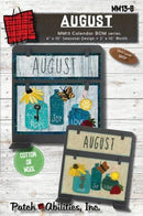 Patch Abilities- MM13-6 Aug Monthly BOM Calendar Series Pattern & Fabric