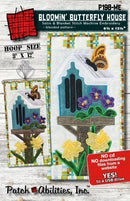 Patchabilities-P198-ME Bloomin' Butterfly House (Machine Embroidery)