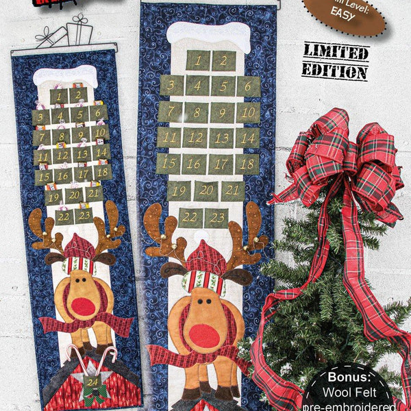 Patchabilities Roofus Reindeer Advent Calendar Kit with Fabric – Bits 'n  Pieces Quilt Shop