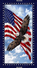 Patriotic Eagle Panel - Multi