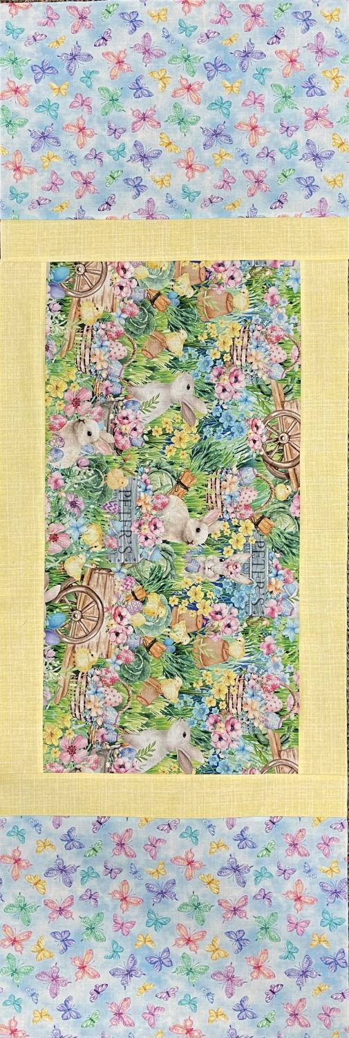 Perfect Trio - Cottontail Farm Table Runner Kit w/ Pattern