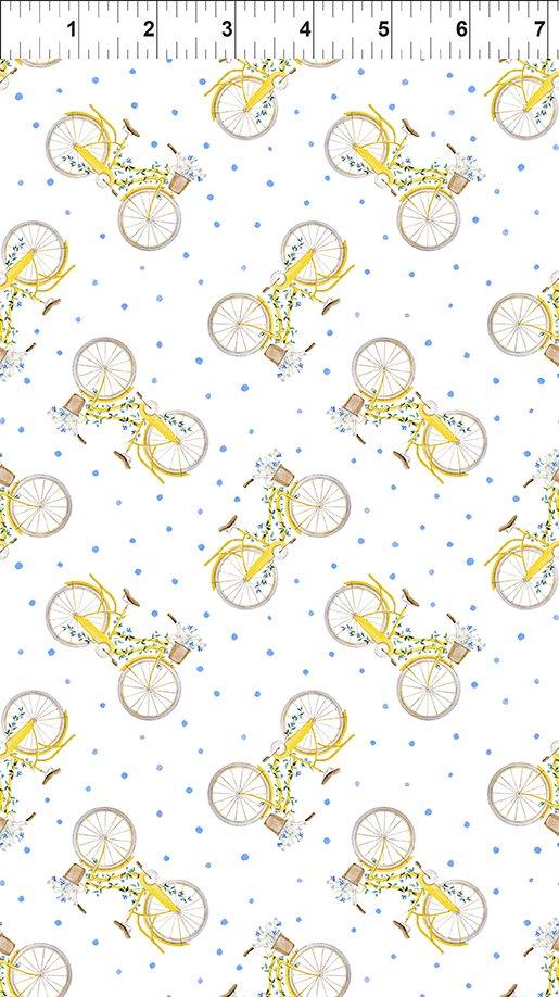 Periwinkle Spring - Bicycles - Yellow