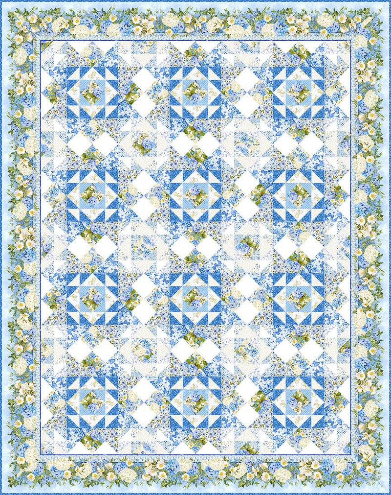 Spring Show Quilt Pattern Periwinkle Spring Quilt Pattern – Bits 'n Pieces Quilt Shop