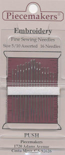 Piecemaker Embroidery Needles