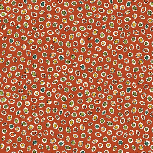 Pumpkin and Spice Dot - Red