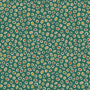 Pumpkin and Spice Dot - Teal