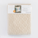 Quilted Pillow Cover Blank, 18″ x 18″ in Sand Linen by Kimberbell Designs