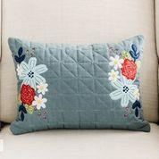 Quilted Pillow Cover Patriot Blue Linen- Fill In The Blank July 2021
