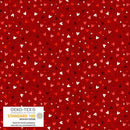 Quilting Rainbow Hearts - Red