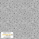 Quilting Rainbow Stars - Light Grey