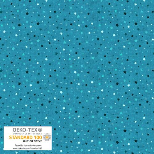 Quilting Rainbow Stars - Turquoise