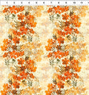 Reflections of  Autumn II - Directional Floral - Cream