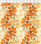 Reflections of  Autumn II - Directional Floral - Cream