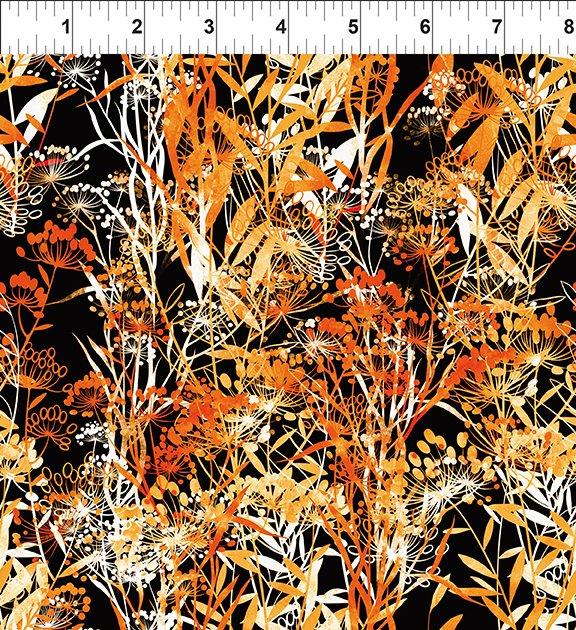 Reflections of Autumn II - Tal Grasses - Black