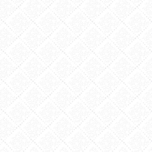Rhapsody in White Diamond Dots - White