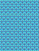 Royal Plume -  Feathers Geo - Aqua