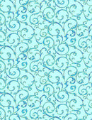 Royal Plume -  Metallic Scrolls  - Sky