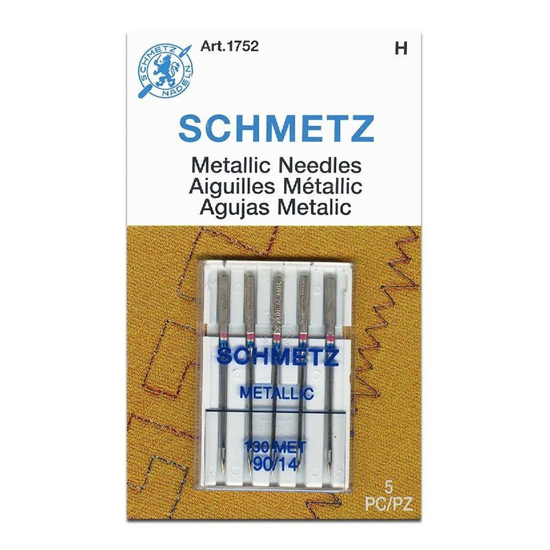 SCHMETZ - Metallic Needles 90/14 - 5 Per Pkg.