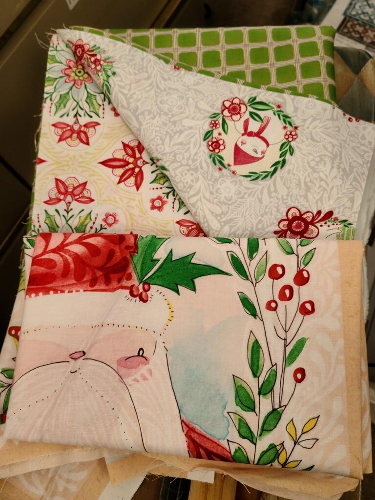 Santa Panel & Fabric