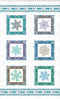 Scandinavian Winter -Ice Crystals Digital Panel - Multi